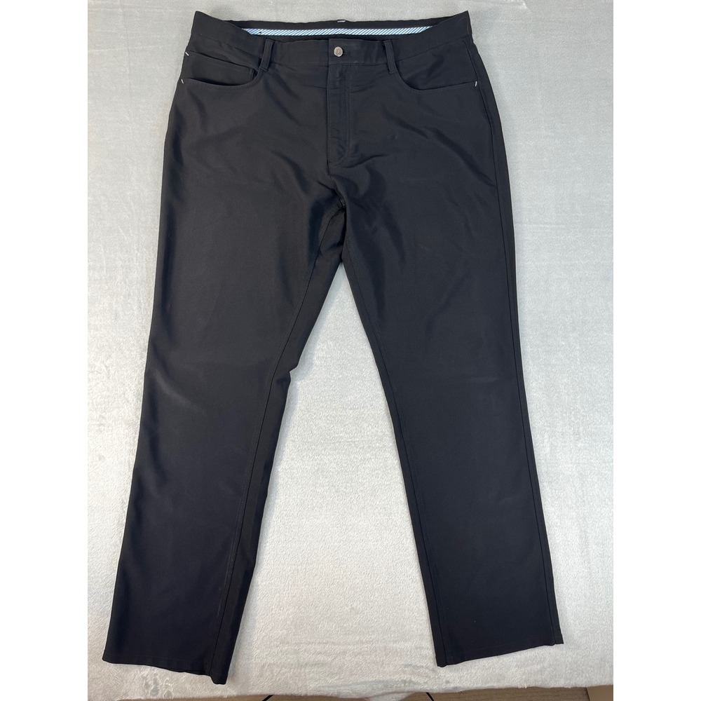 FootJoy Golf Pants Mens 38x32 Black Excellent Athletic Fit Performance Stretch